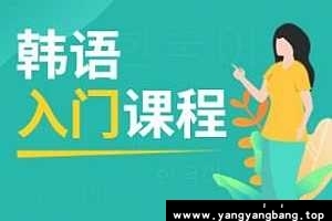 《韩语发音视频培训课程》[MP4/3GB]百度云网盘下载