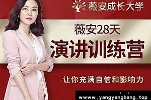 薇安《28天演讲训练营》音频资料合集(完整版/带课件)[MP3/PDF]百度网盘下载