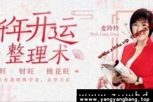 麦玲玲《新年开运整理术》让你人旺财旺桃花旺视频MP4百度网盘下载
