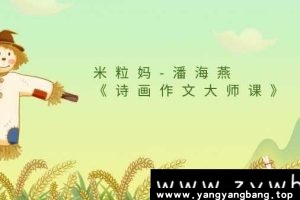 米粒妈-潘海燕《诗画作文大师课》视频资料资源百度网盘下载