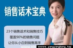 刘佳丽《销售话术宝典培训课程》视频资料资源百度网盘下载