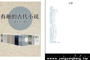 电子书《有趣的古代小说作品集》30册套装[PDF/MOBI/AZW3/20MB]百度网盘下载
